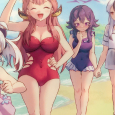 クリアファイルにイラストをフルカラー印刷