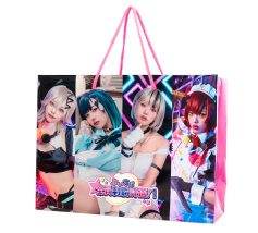 同人イベントショッパー製作事例　A4横対応サイズ　コスプレ写真を全面フルカラー印刷