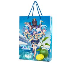 ご当地VTuberのオリジナル紙袋製作実績　A4対応サイズで全面フルカラーRGB印刷