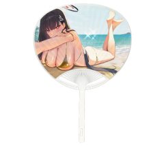 C106夏コミグッズ　オリジナルうちわ製作事例　両面フルカラー印刷