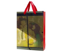 同人イベント用オリジナル紙袋 和風デザインで晒クラフト紙にフルカラー全面印刷