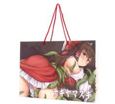 コミックマーケット用ビッグサイズショッパー製作事例　ショルダータイプの大きいオリジナル紙袋全面フルカラー印刷