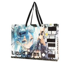 コミックマーケット用特大ショッパー製作事例　ショルダータイプの大きいオリジナル紙袋全面フルカラー印刷
