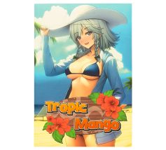 A4対応サイズの蓋付き手穴タイプペーパーバッグ製作事例　表裏別デザイン