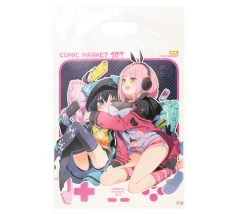 コミケ用オリジナル印刷ショッパー　片面フルカラーオフセット印刷　ポリバッグA4対応サイズ