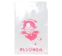 B5対応サイズ コミケ用透明ポリショッパー製作事例　２色刷り