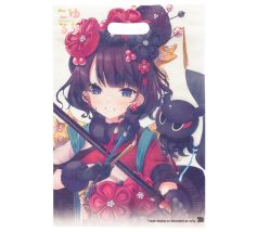 コミケ用ノベルティショッパー　片面フルカラー印刷ポリエステル不織布バッグA4対応サイズ平袋手穴