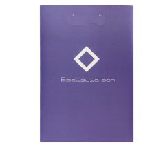 コミケセット用ペーパーバッグ 小判型手穴（折り込み）平袋 表裏別デザインを全面に印刷した事例