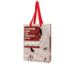 同人イベントショッパー製作事例　A4対応サイズ　デザインを全面フルカラー印刷