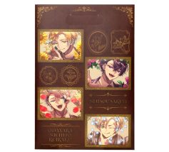 同人誌即売会用ペーパーバッグ 小判型手穴（折り込み）平袋 表裏別デザインを全面に印刷した事例