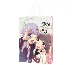小ロット印刷オリジナル紙バッグ事例　A4対応サイズで全面RGB印刷 同人即売会用ショッパー