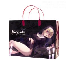 コミケ用ショッパー製作実績 小ロット印刷、イラストを全面フルカラー印刷可能なA4横対応紙袋 ハッピータック付