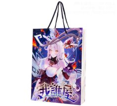 オリジナル紙バッグ事例　A4対応サイズで全面印刷 コミケ用ショッパー